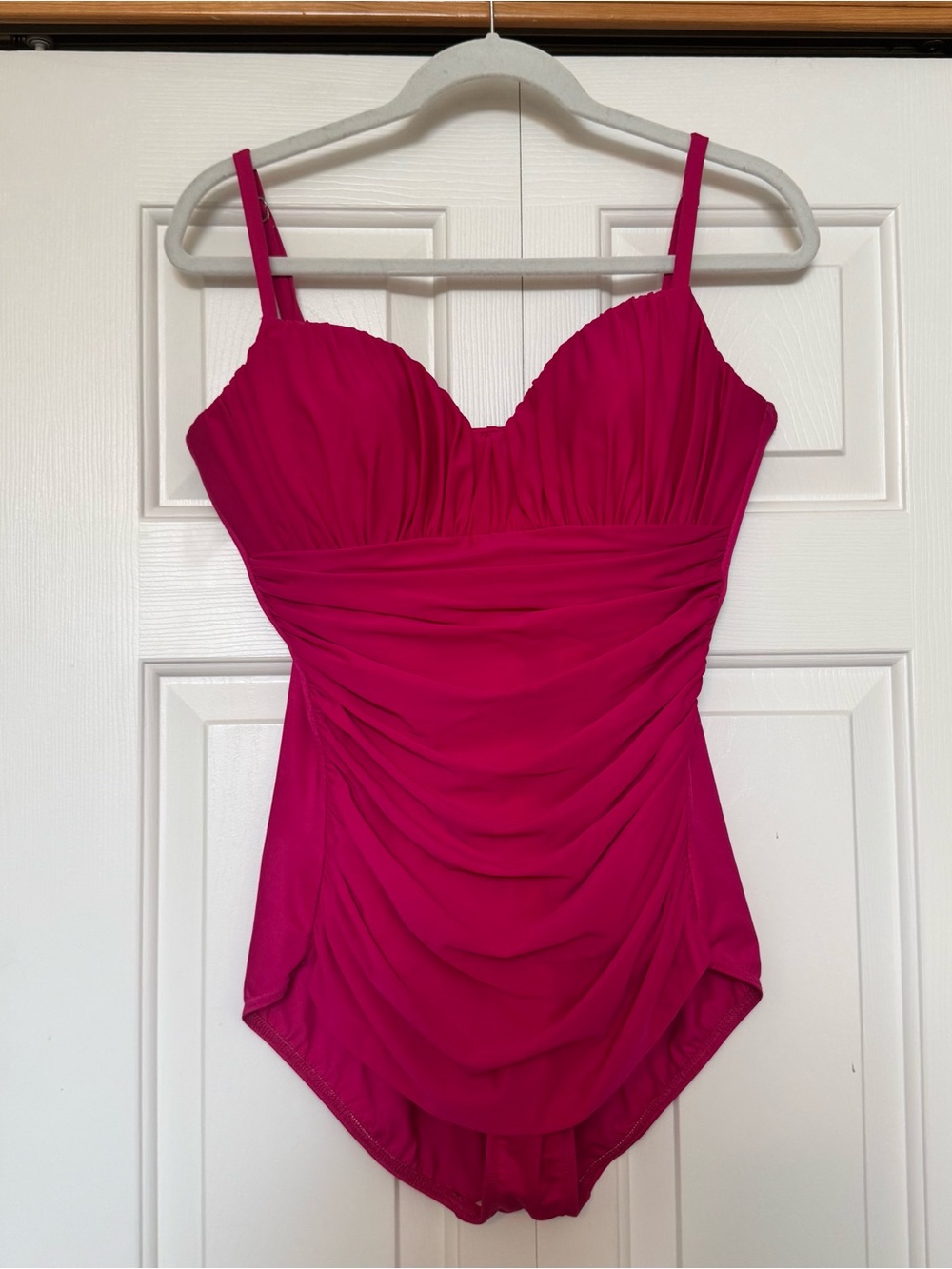 Miraclesuit Fuchsia Rialto Ruched One-Piece Swimsuit